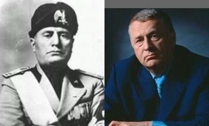 Похожие на знаменитостей люди, предметы и персонажи: Муссолини и Жириновский