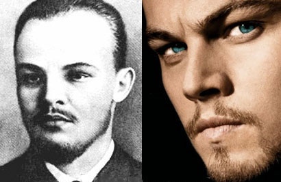 Похожие на знаменитостей люди, предметы и персонажи: Владимир Ленин и Леонардо Ди Каприо